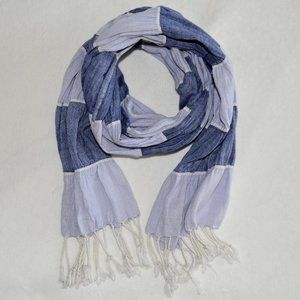 pür by pür cashmere Muted Awning Stripe Scarf